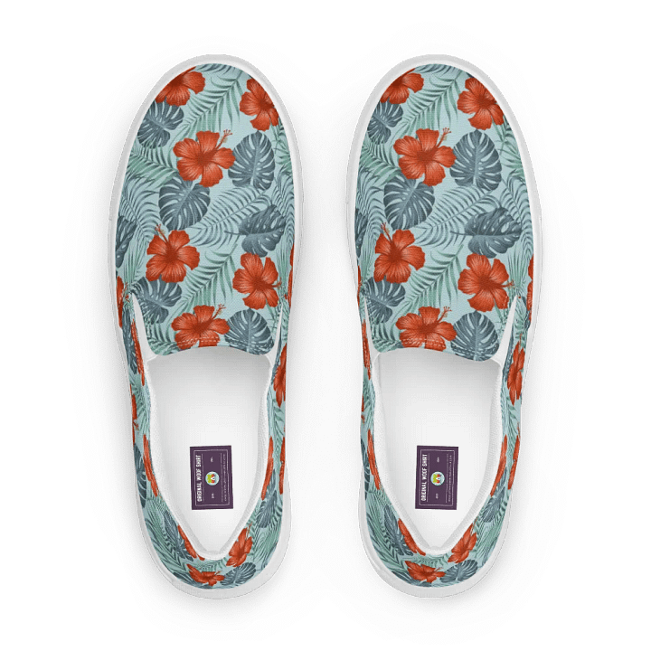 Palm Paradise | Men's Slip-On Canvas Shoes product image (1)