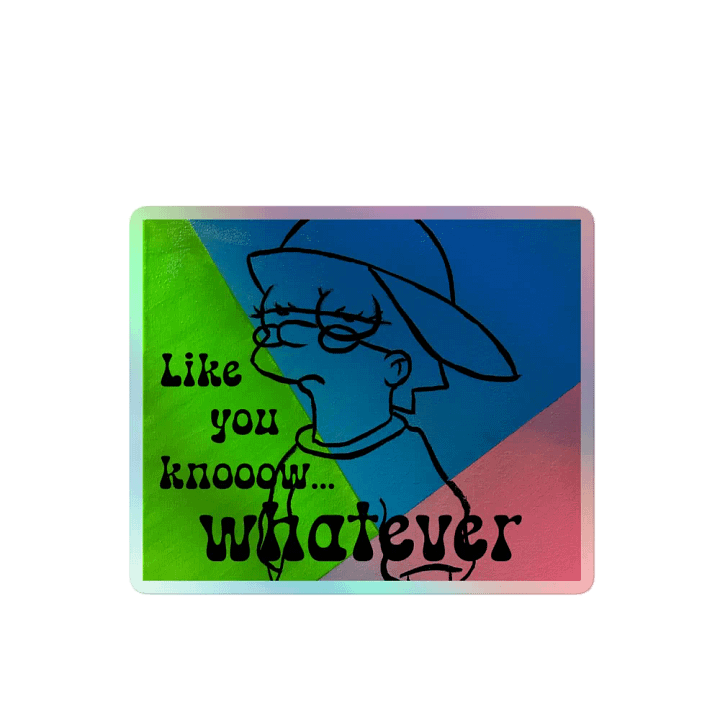 90's Lisa Holographic Stickers product image (2)