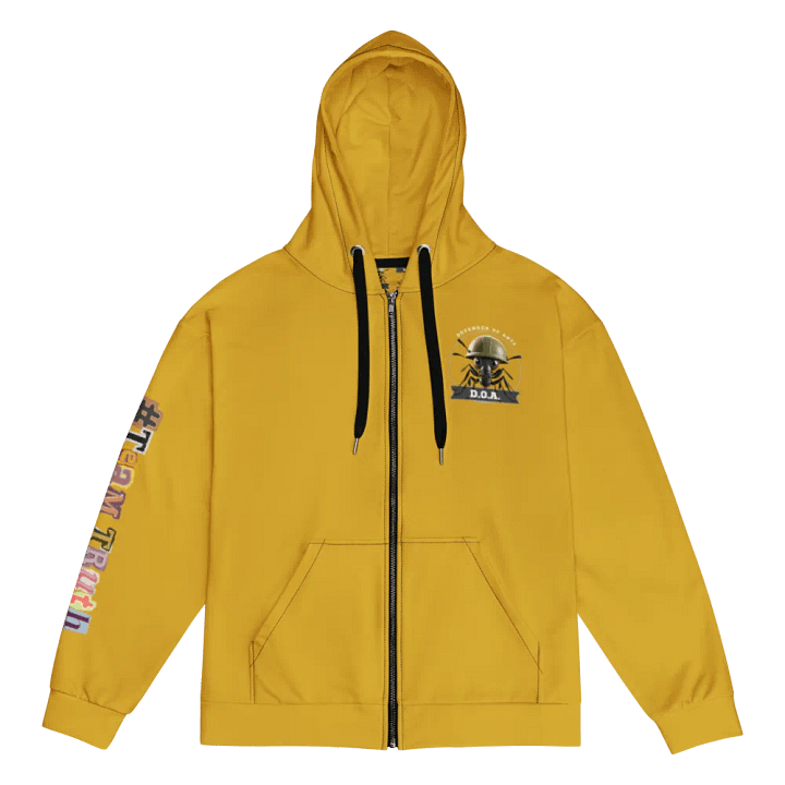 DOA Corps Goldenrod Zip Hoodie product image (1)