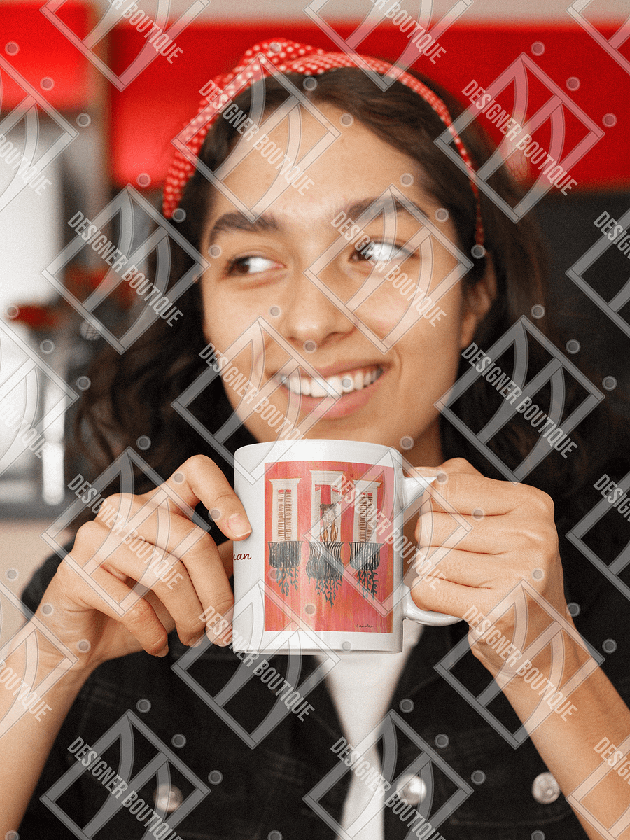 NN Designer Boutique x Camila Arraiza: Taza (Castaña) – Sabor a Amor y Café en el Viejo San Juan product image (4)