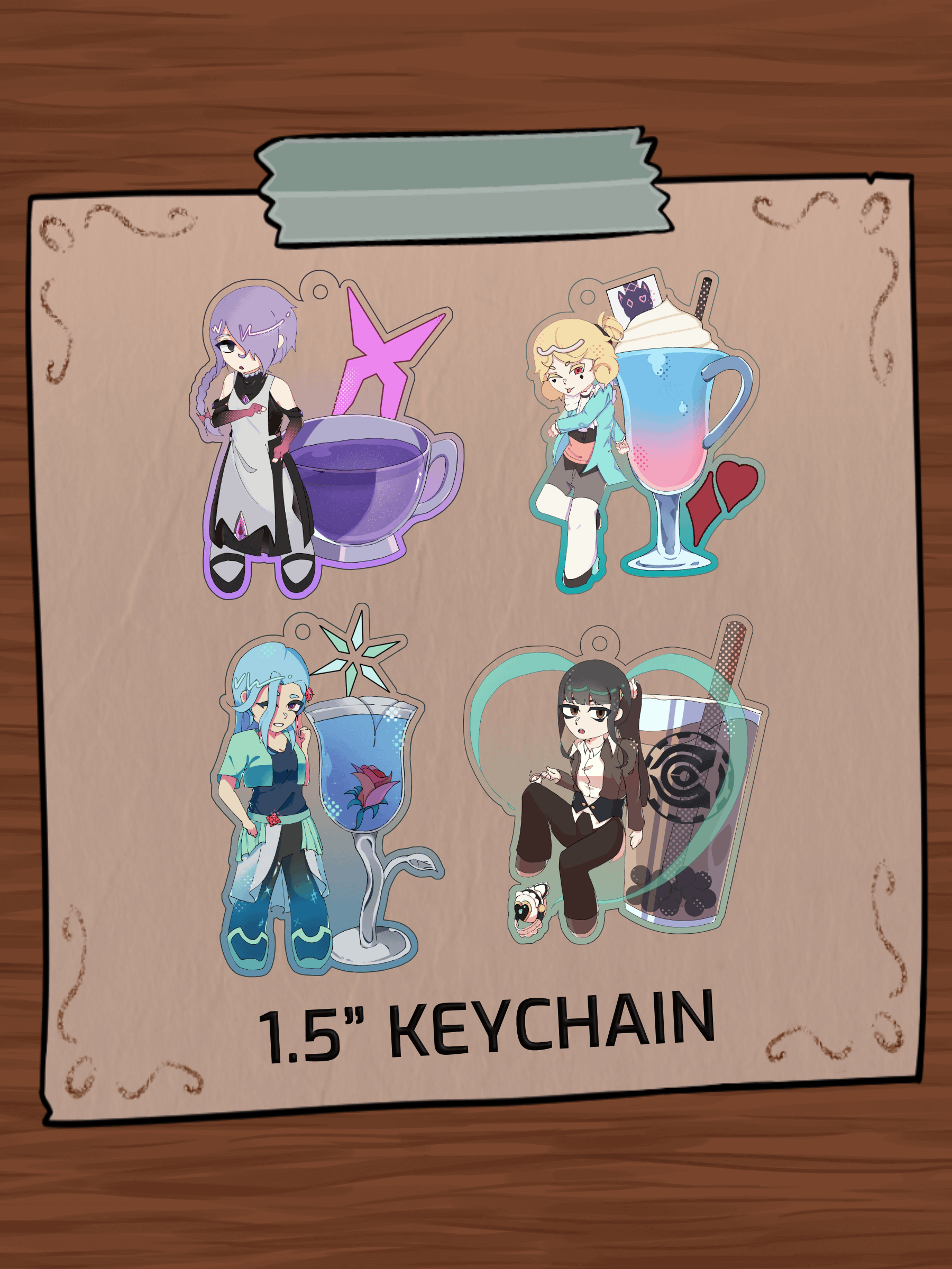 Strike Cooldown - Drink-Themed Keychains [PREORDER] product image (2)