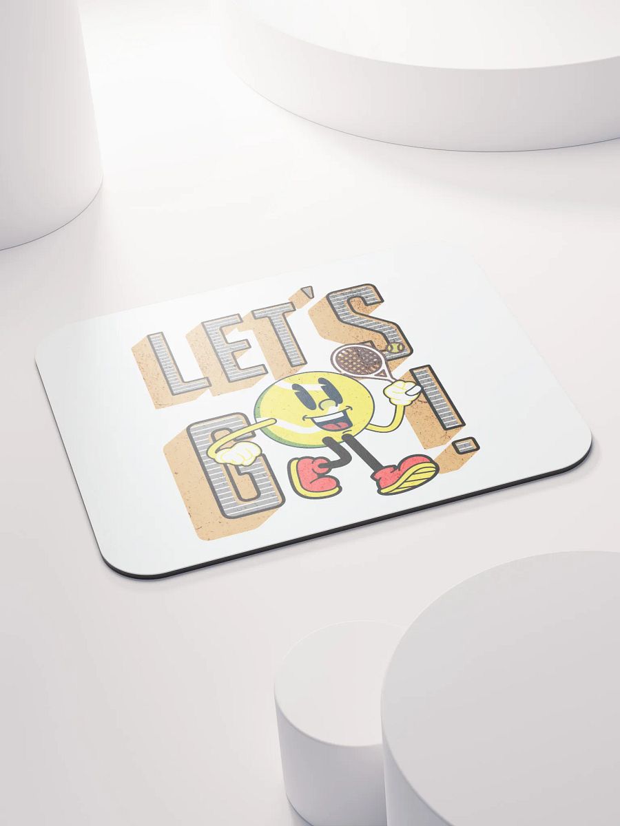 Lets Go Mascot Tennis Ball Mouse Pad product image (4)