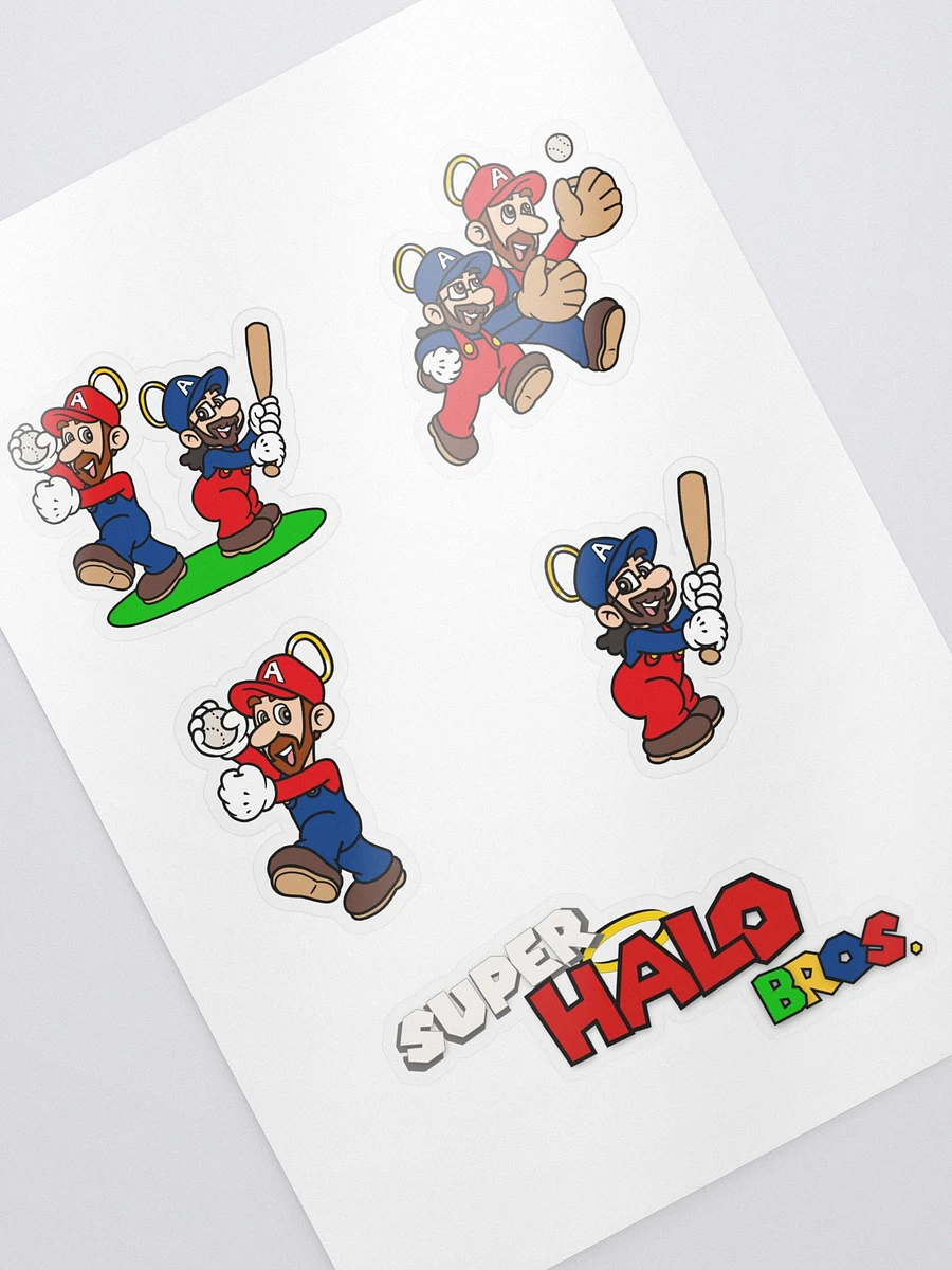 Super Halo Bros. Stickers (5 Stickers) product image (2)