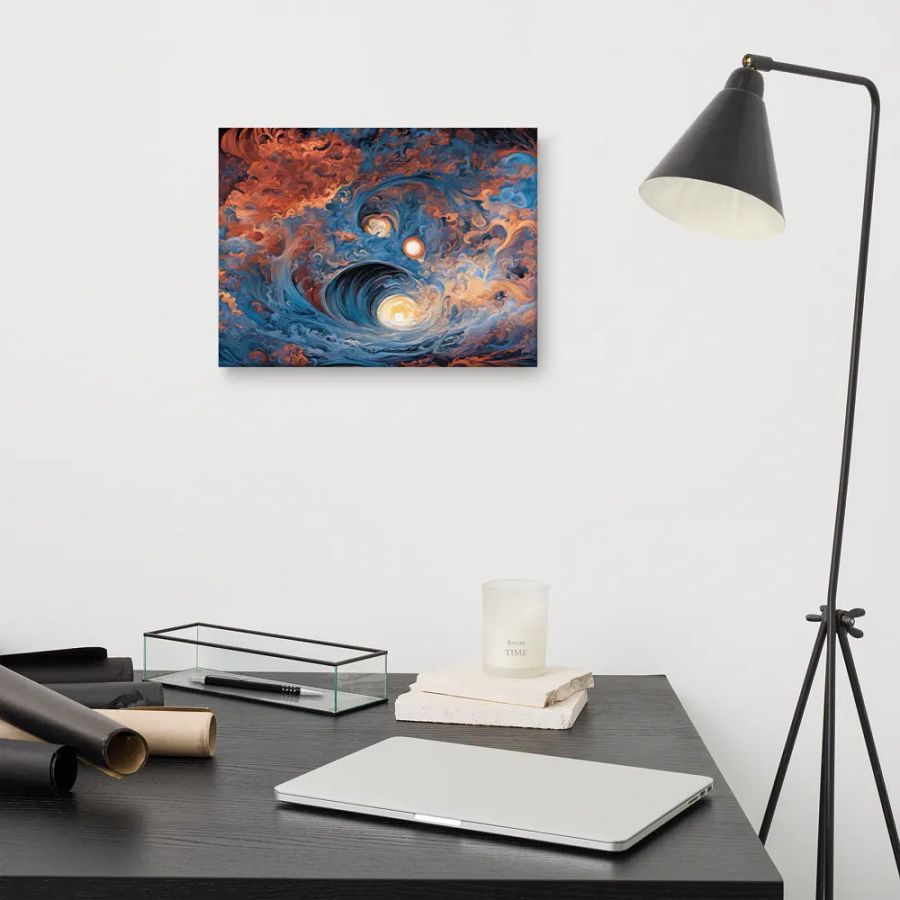 The Sea of Twirls Canvas product image (11)