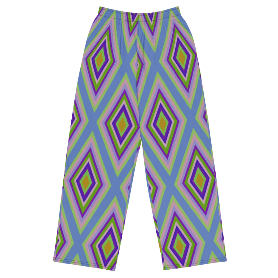 Colorful Diamonds Variation 3 Wideleg Pants product image (2)