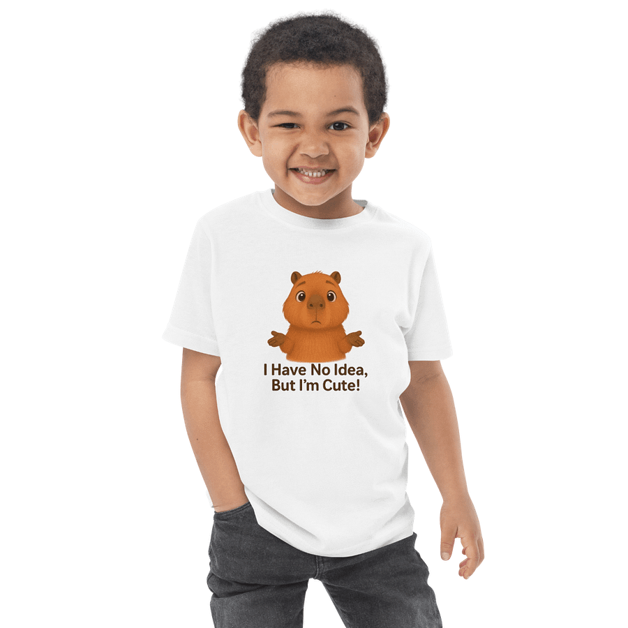 Cute Capybara Toddler Jersey T-Shirt product image (4)