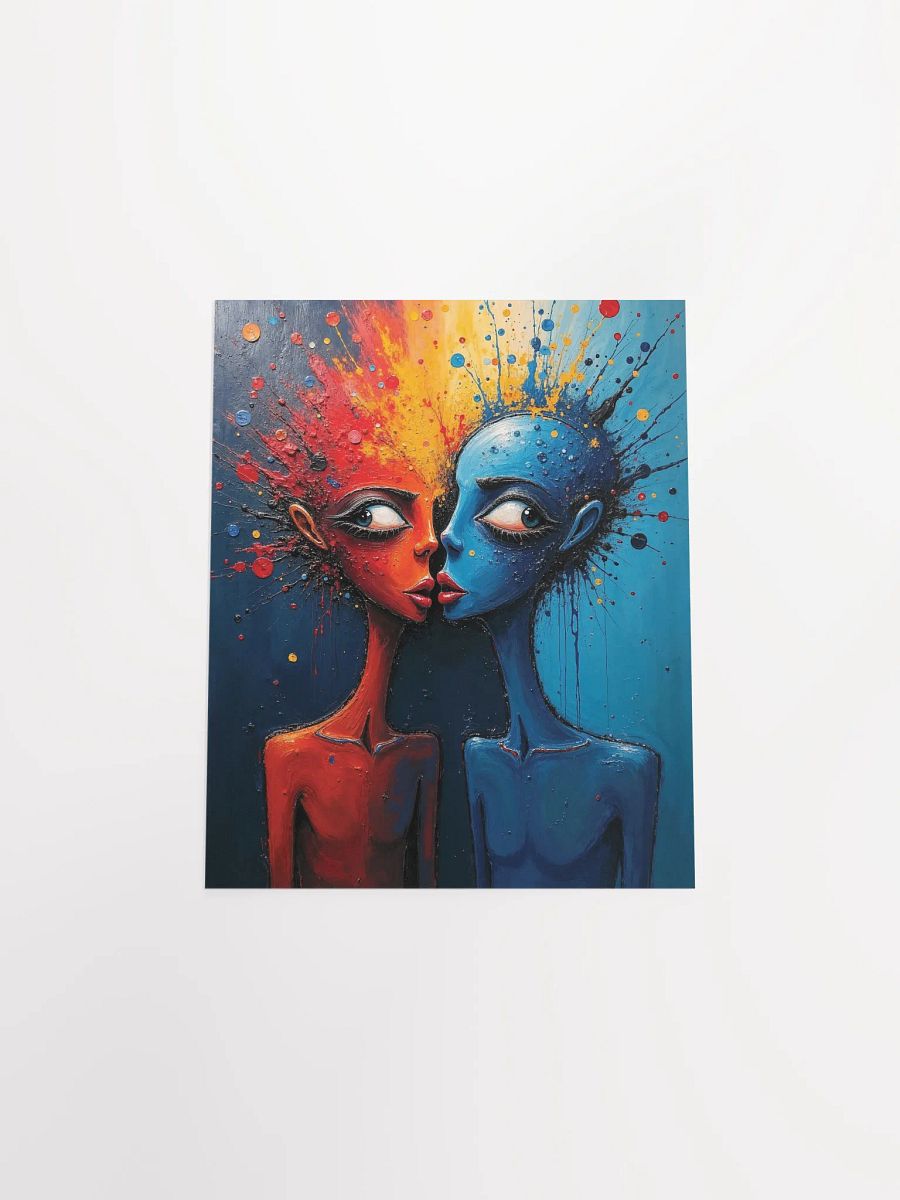 Surreal Kiss Matte Poster product image (29)
