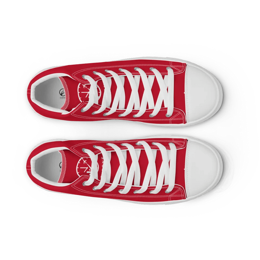 Red Classic Canvas High Tops product image (9)