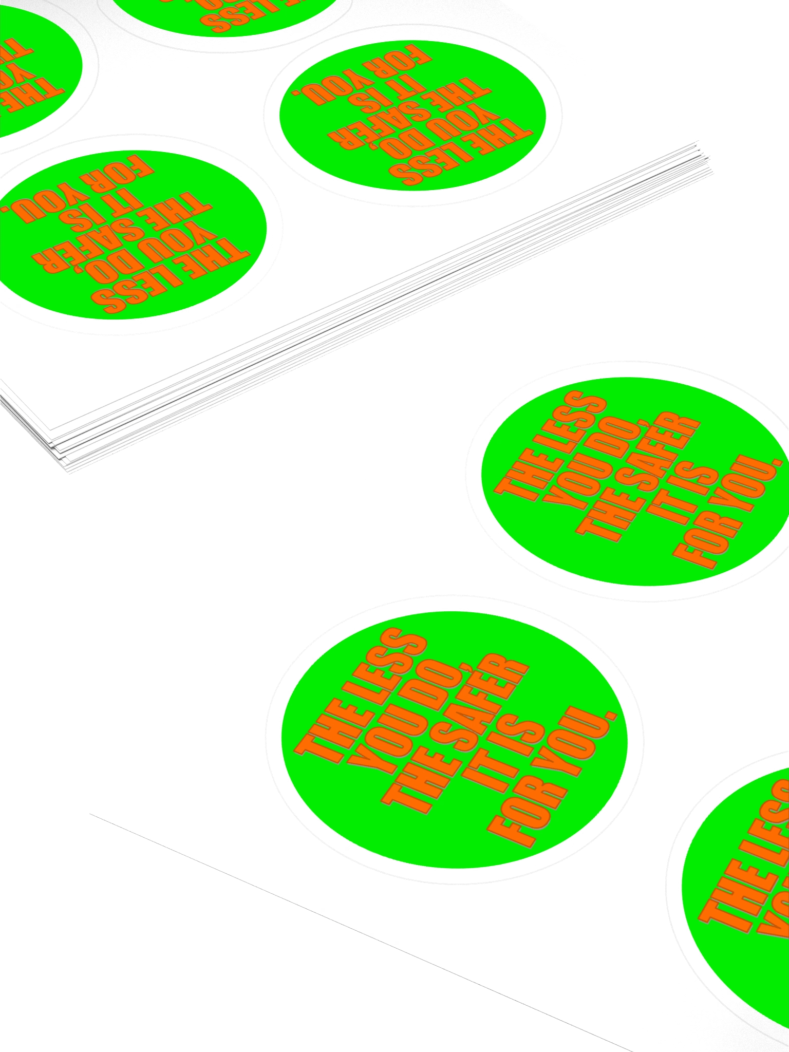 The Less You Do... Stickers product image (4)