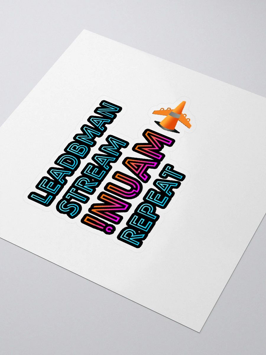 leadbman stream !nuam repeat (Sticker) product image (3)