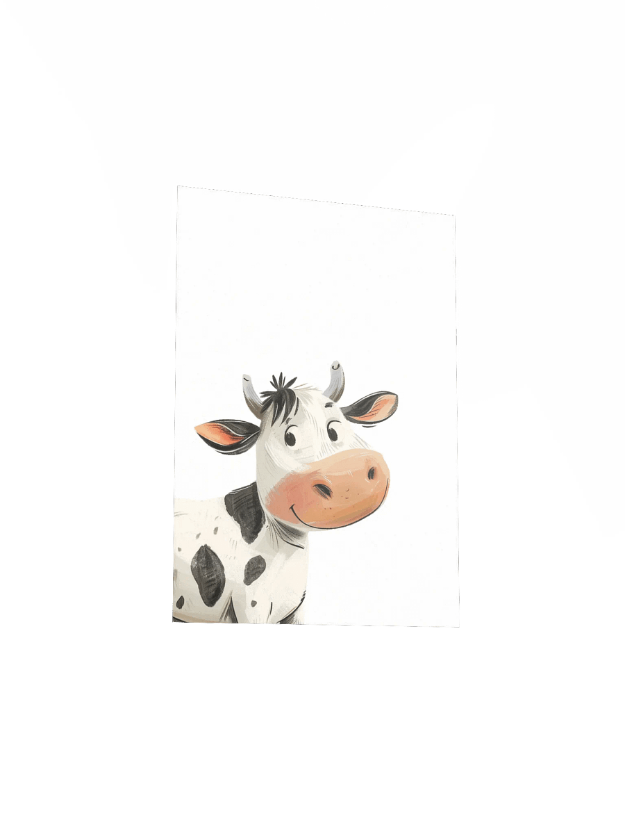 Holstein Cow Nursery Wall Print product image (4)