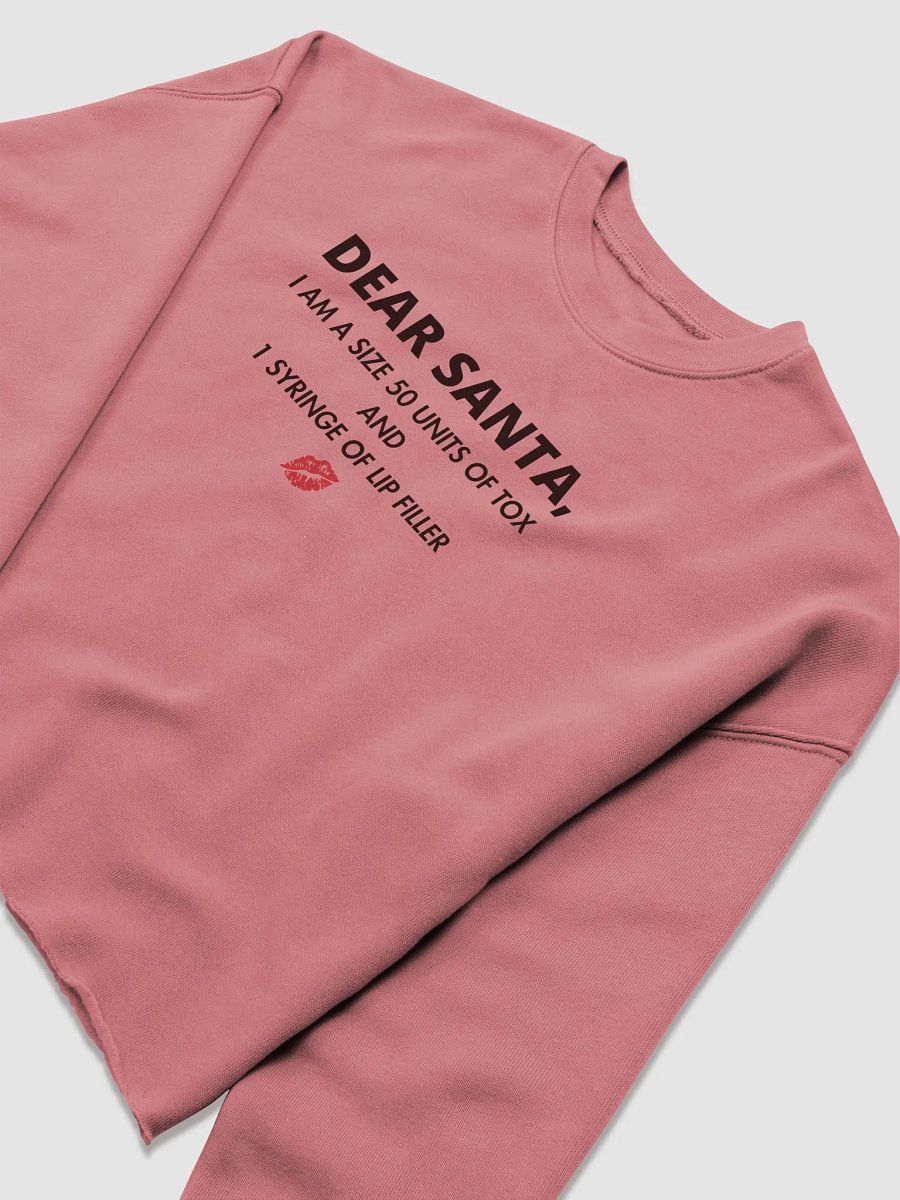 Dear Santa Fleece Crop Sweatshirt product image (5)