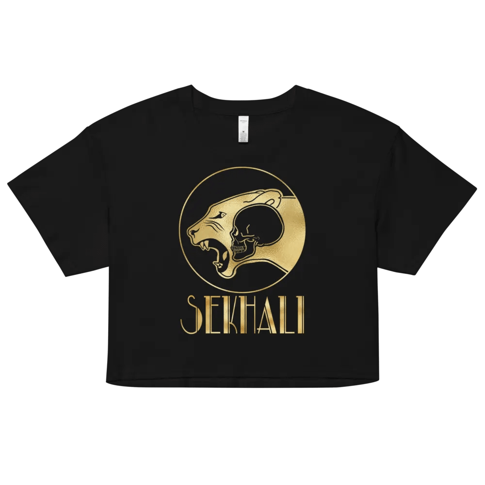 Sekhali Logo Gilded Crop Top product image (1)
