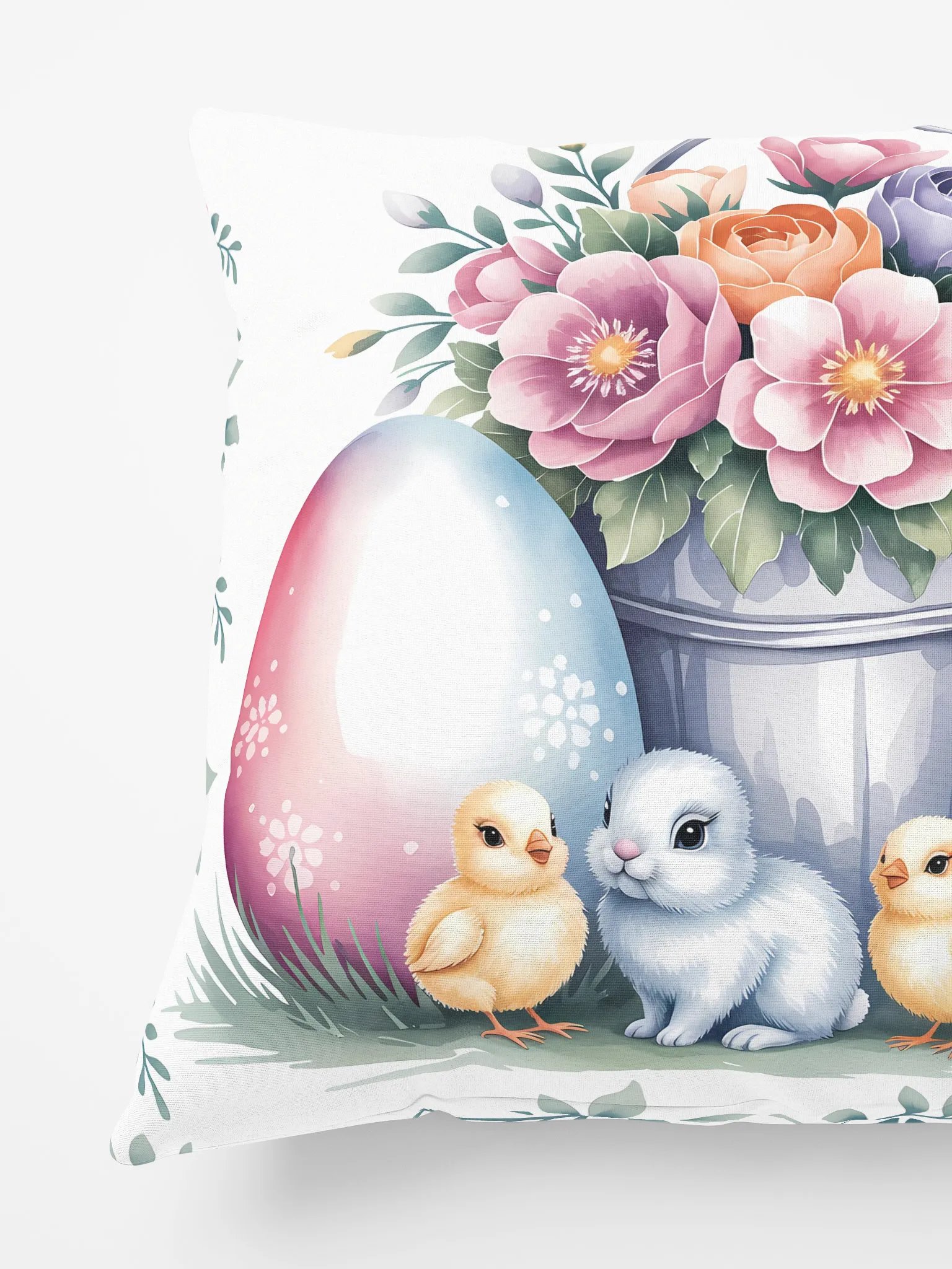 Easter Bunny Christian Faith All-Over Print Pillow product image (5)