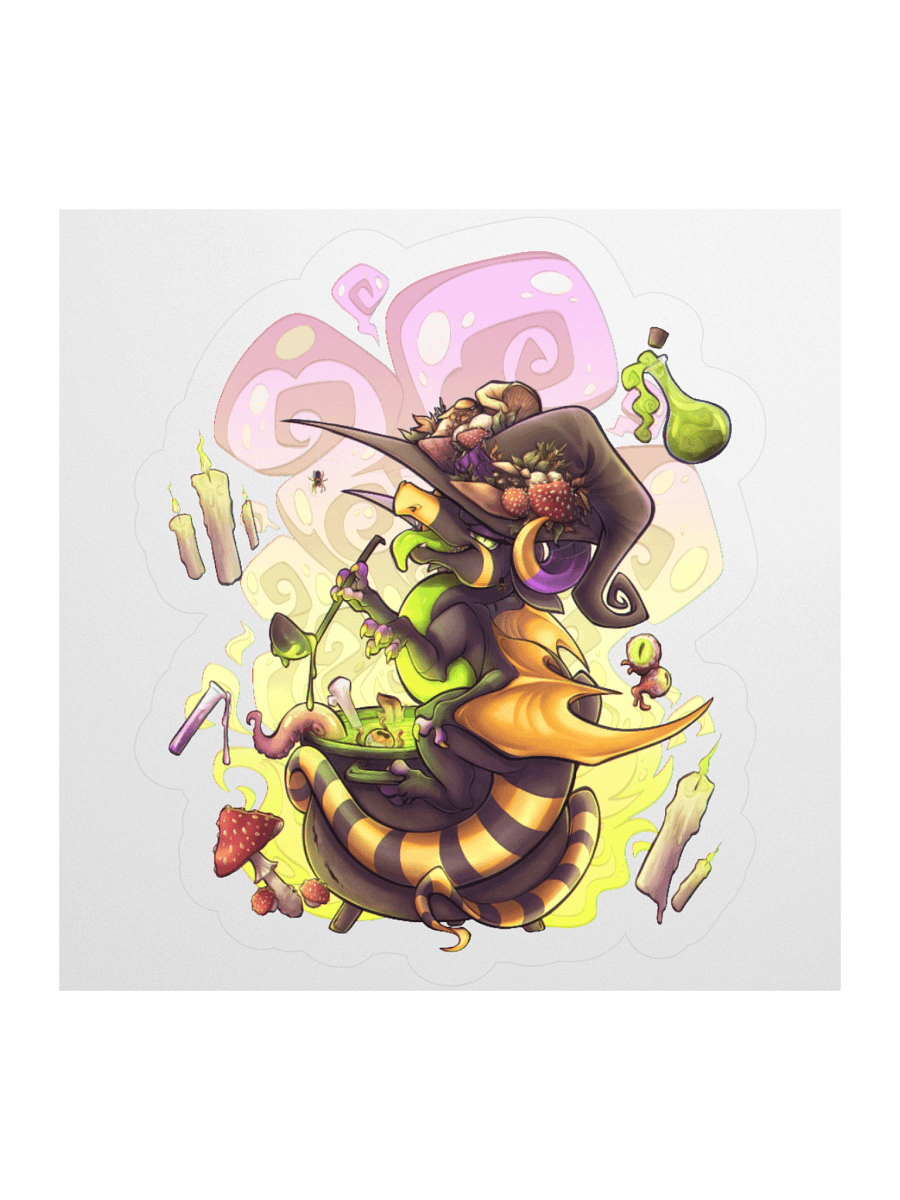 Witch Dragon - Halloween 2024 - sticker product image (1)