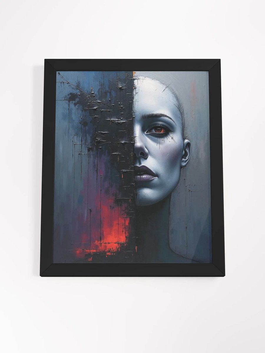 Surreal Split Portrait Framed Print product image (13)
