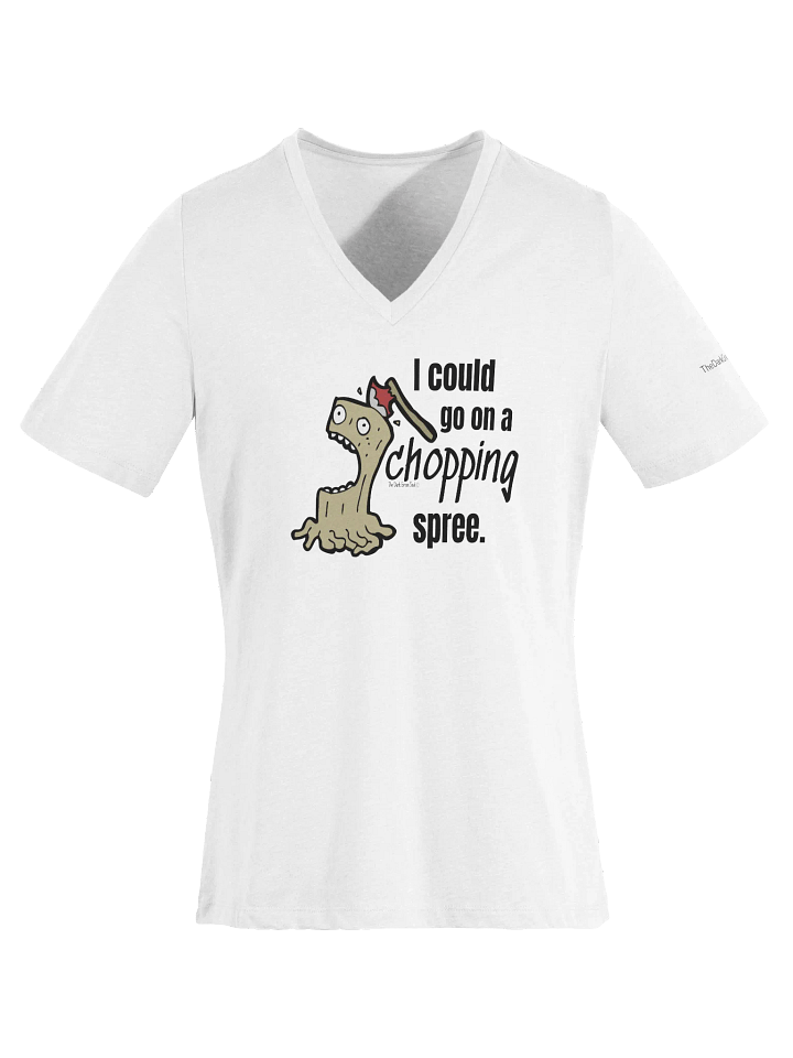 Chopping Spree Black - Women's V-Neck Tee product image (1)