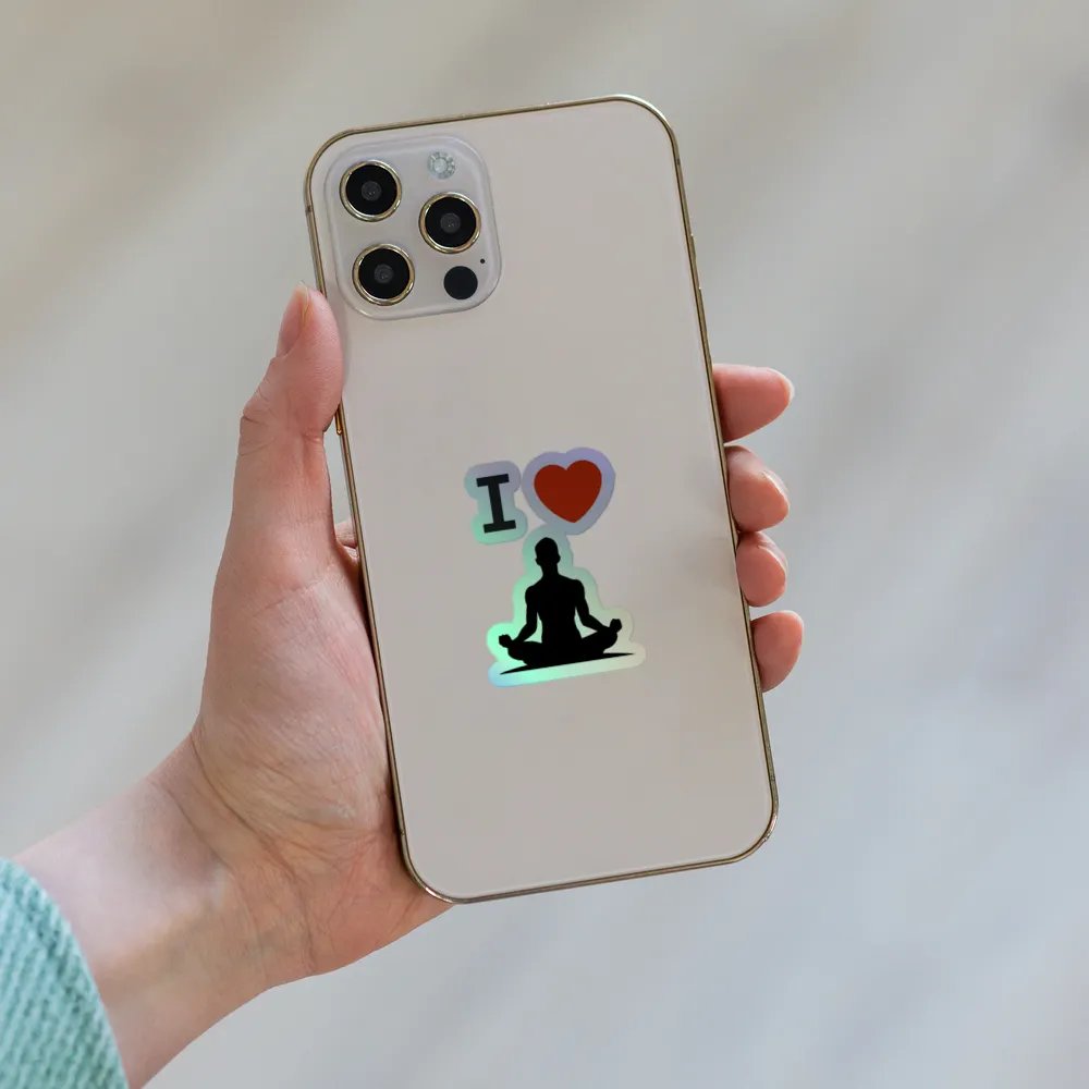 I Heart Meditation Sticker product image (8)