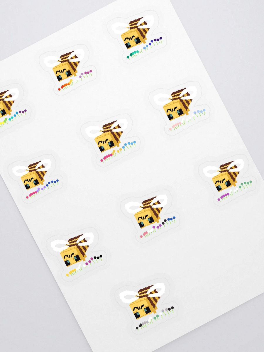 Minecraft Pride bee sticker set! product image (2)