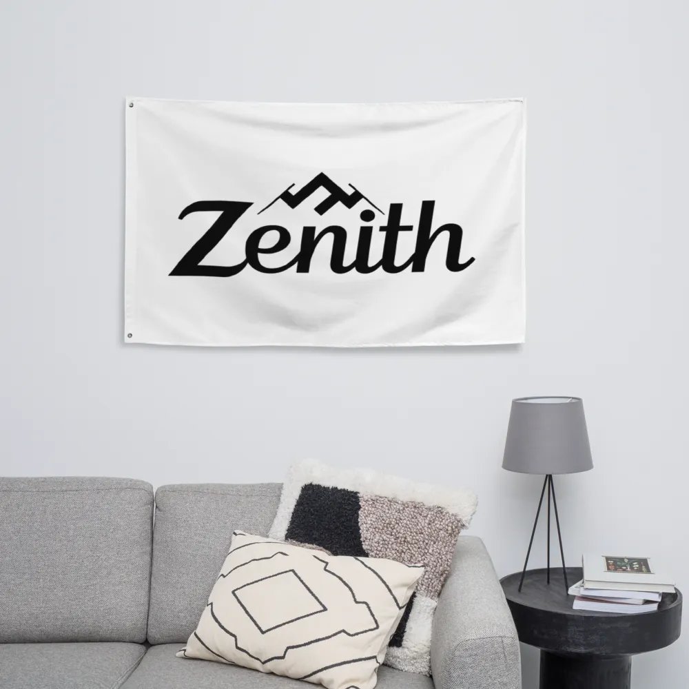 White Zenith All-Over Print Flag with Mountain Design - 34.5x56 inches product image (9)