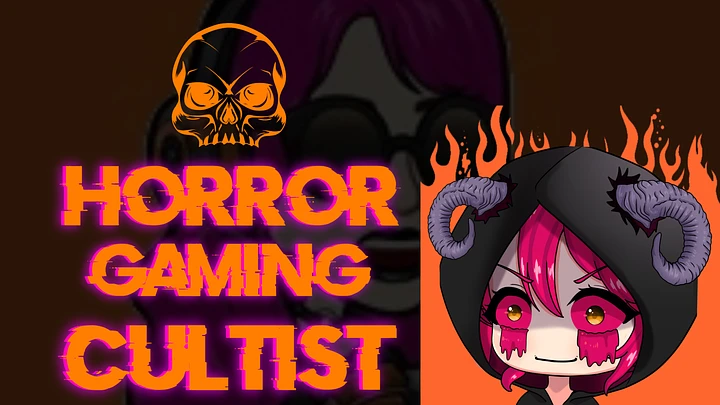 Horror Gaming Cultist - Wallpapper Orange product image (1)