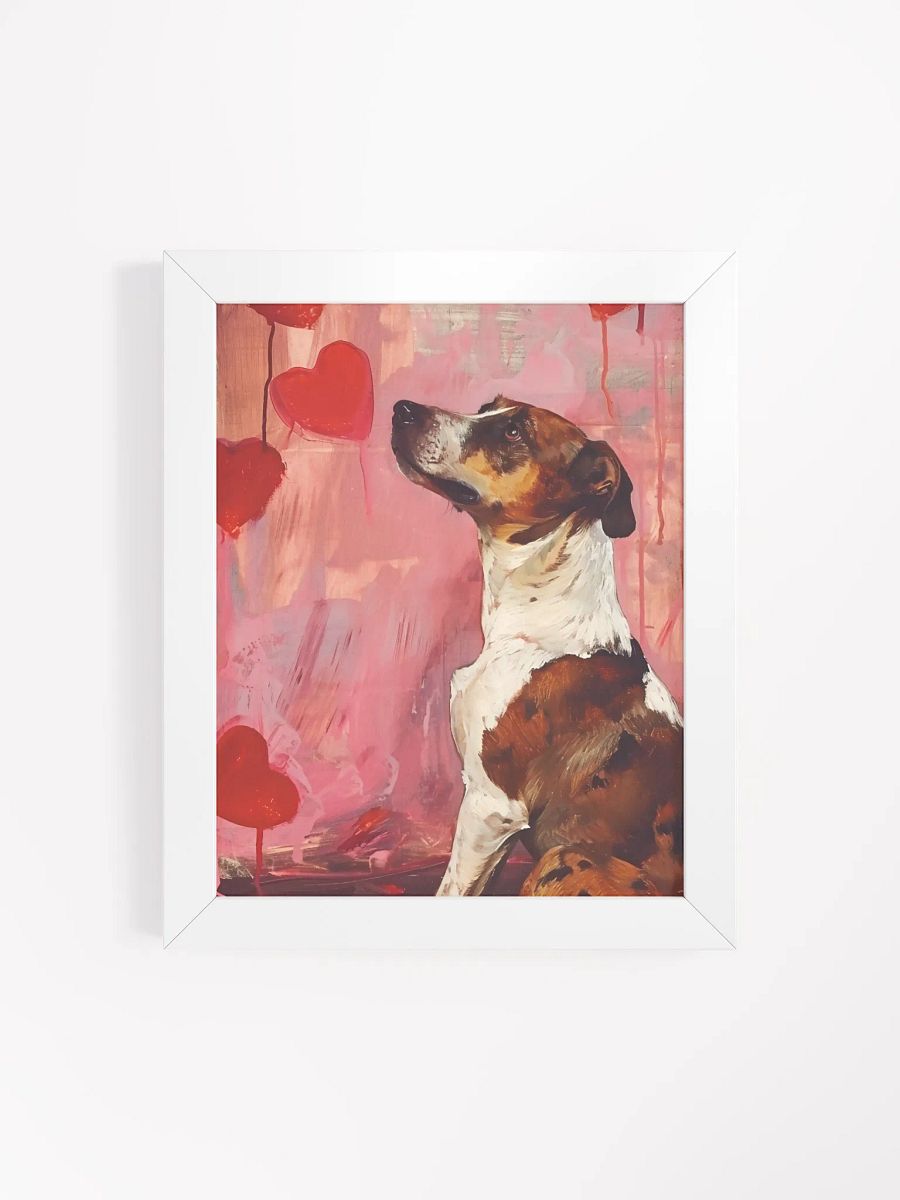 Romantic Pooch Love Framed Poster product image (4)
