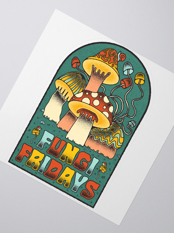 Fungi Fridays (new version) sticker product image (2)