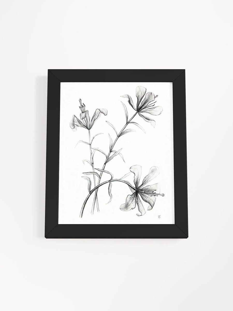 Ethereal Blossoms Framed Poster - Wild Elegant Flowers product image (3)