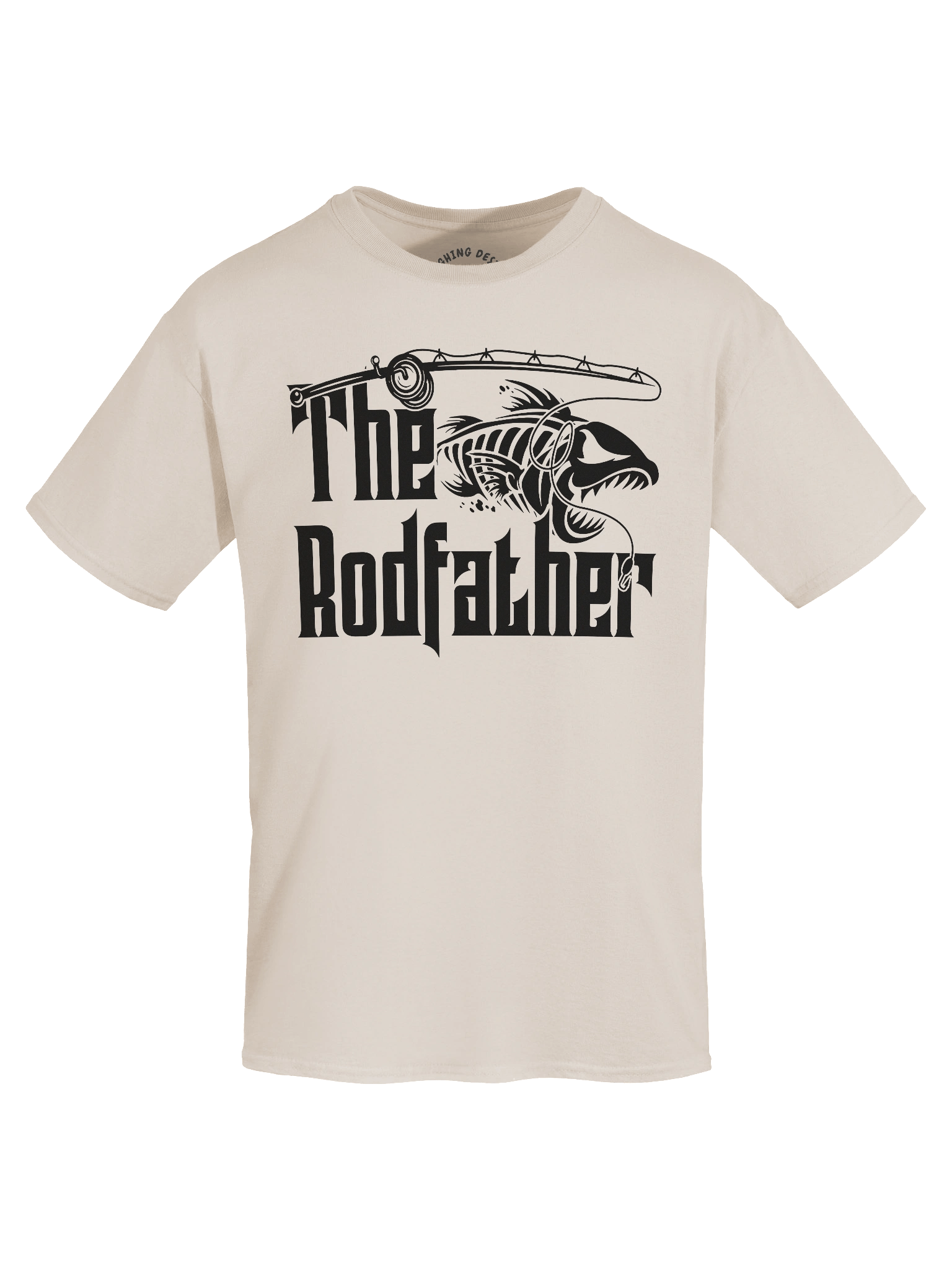 "The Rodfather" Funny Fishing T-Shirt for Men product image (1)