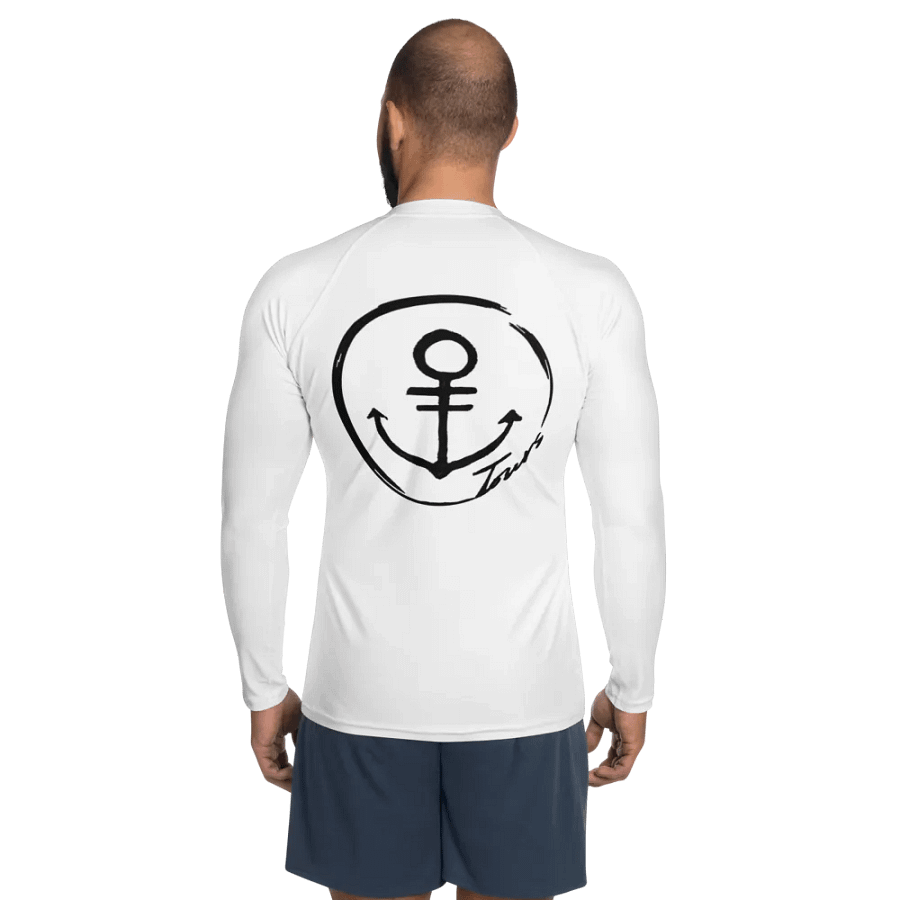 Anchor Cross Symbol Men's Rash Guard product image (4)