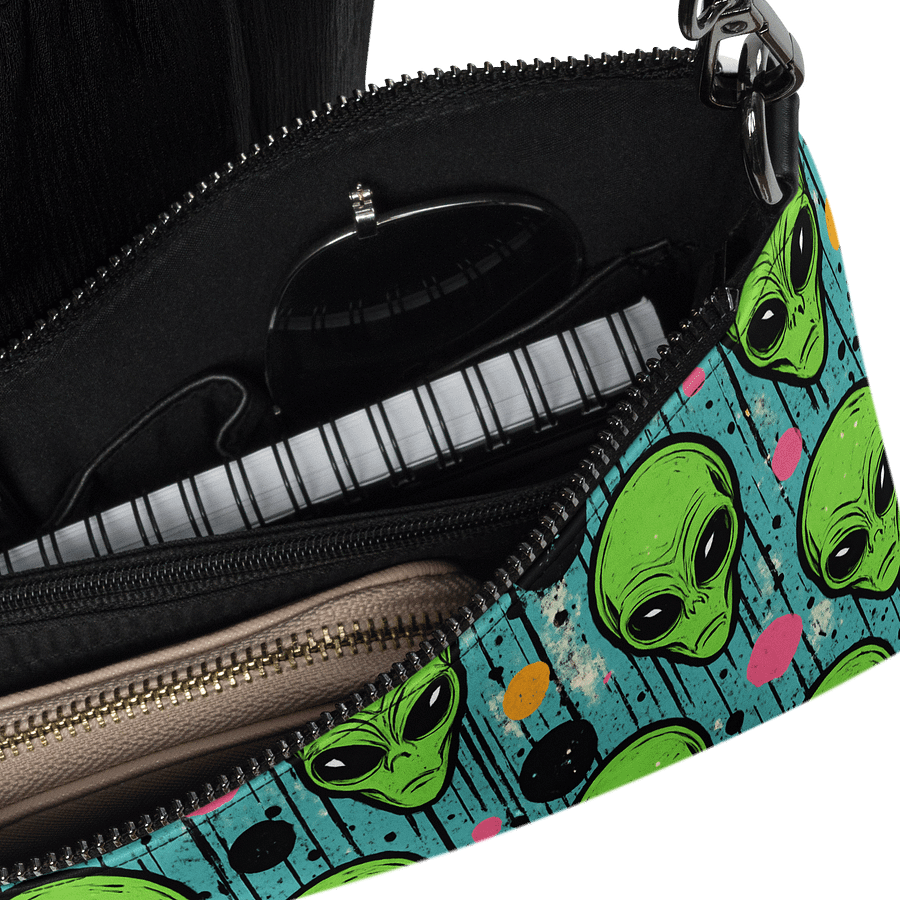 Aliens Paint Neon Graffiti Pop Art - Crossbody Bag product image (6)