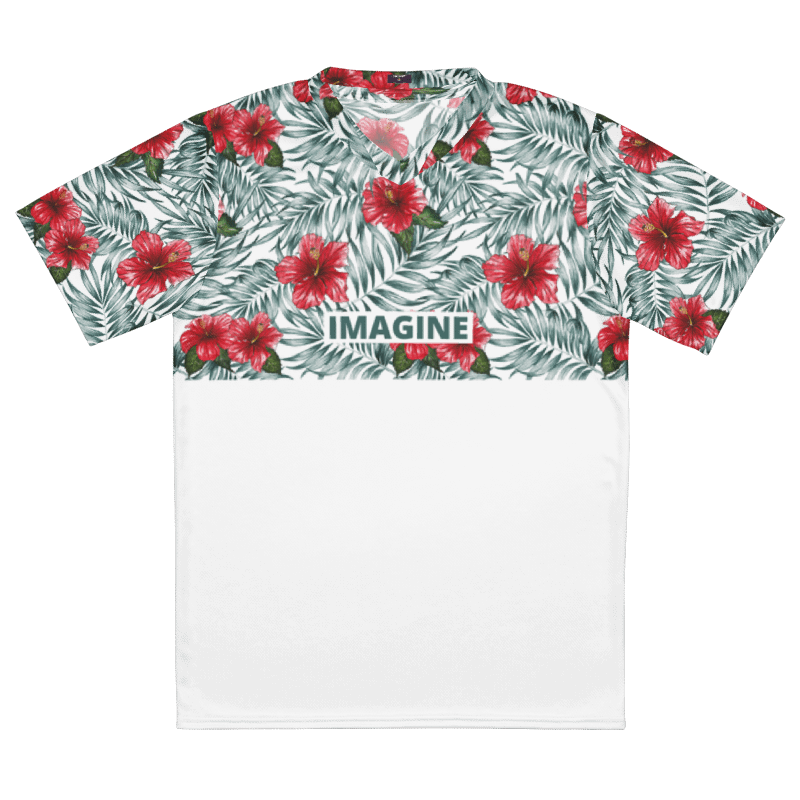 Hibiscus Leaf Design | Recycled Unisex Sports Jersey product image (6)