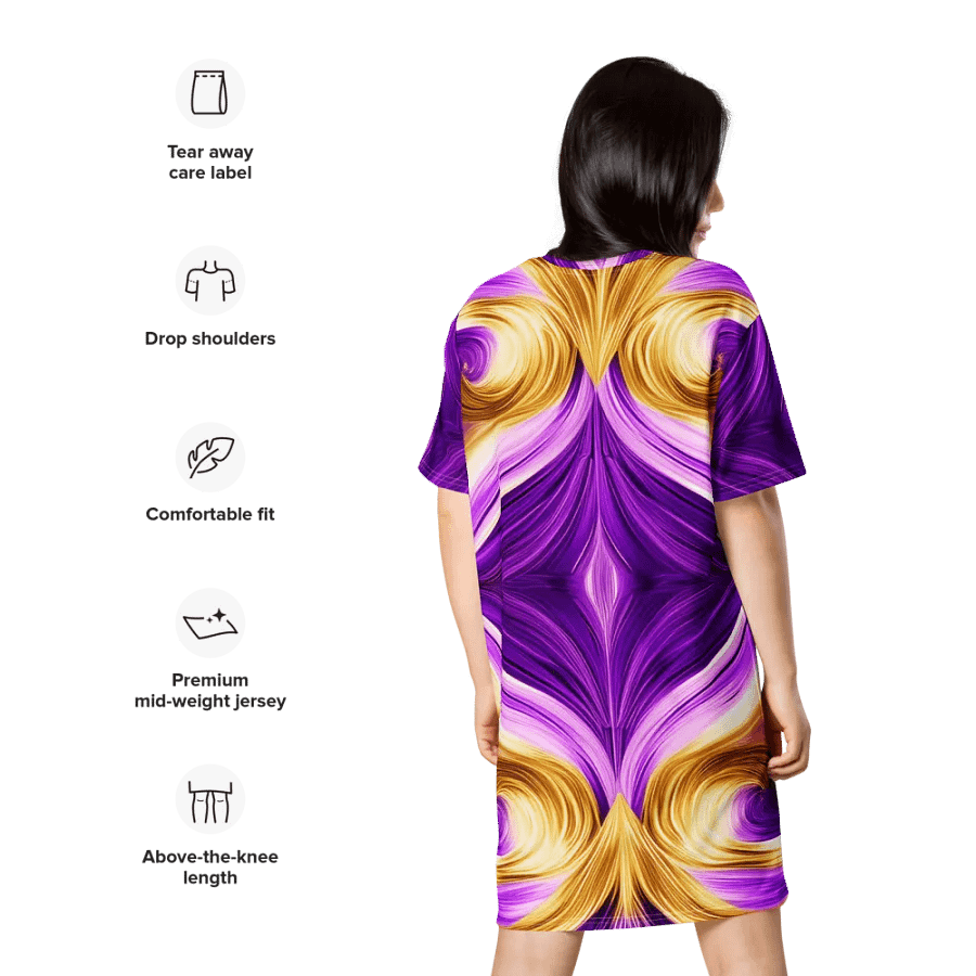 Swirl Spirit T Shirt Dress product image (10)