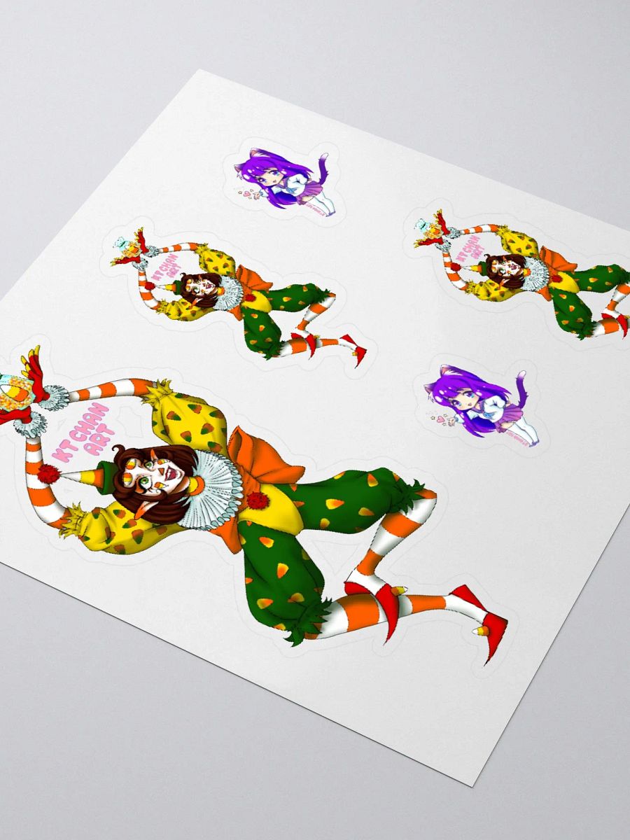 Candy Corn Jester Stickers product image (3)