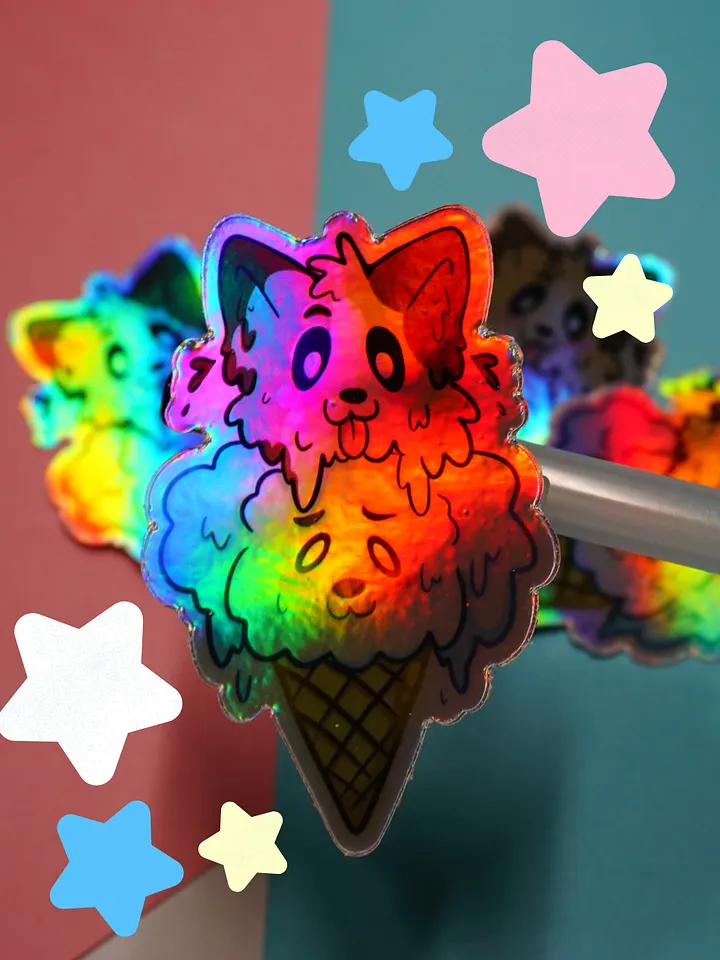 Puppy Ice Cream 🍦 (Holographic) product image (2)