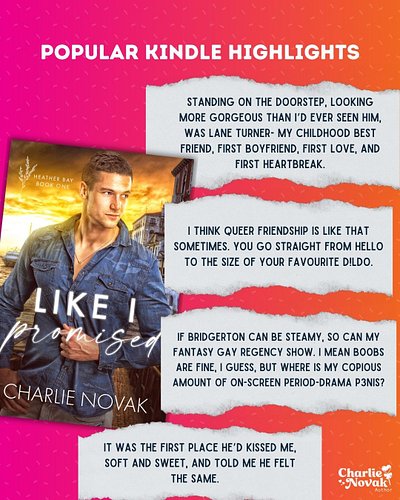 Popular Kindle Highlights: Like I Promised Edition 💙

I love seeing what you've all highlighted - whether they're sweet, spic...