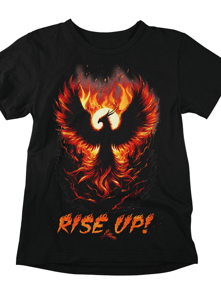 Rise Up: Ignite Your Spirit with our Rebirth Phoenix Graphic Tee! product image (1)