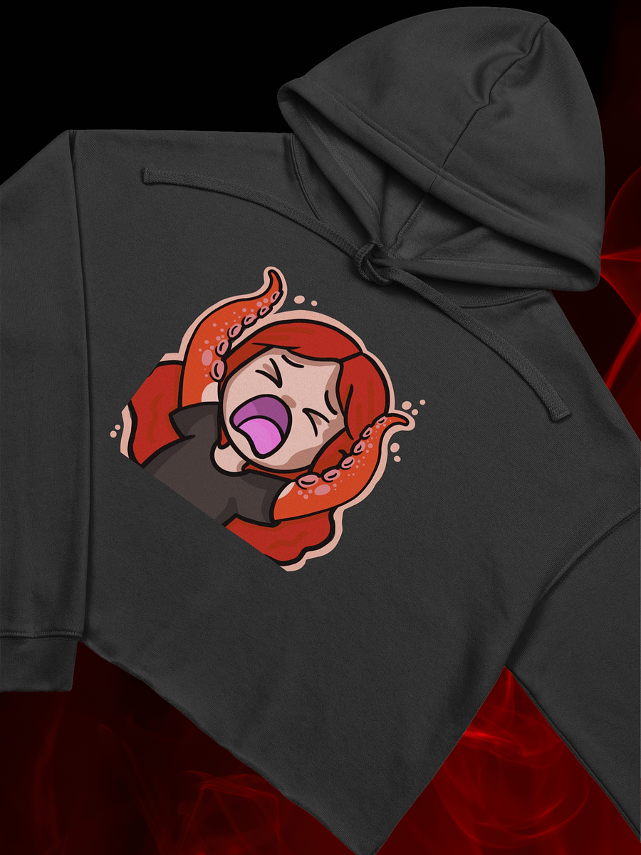 "I Love Tentacles" Cropped Hoodie product image (2)