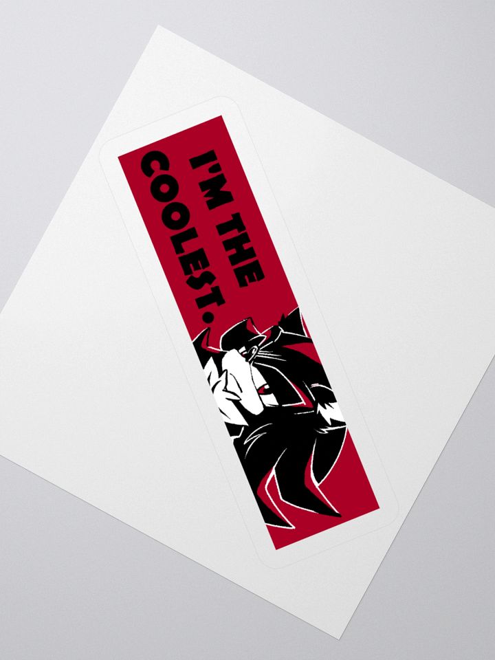 The Coolest Kiss Cut Sticker product image (2)