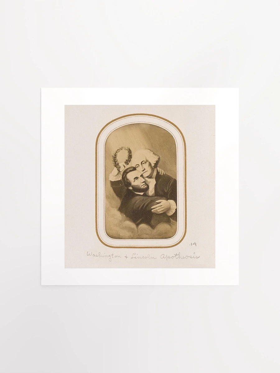 Washington & Lincoln Apotheosis (c. 1865) - Print product image (1)