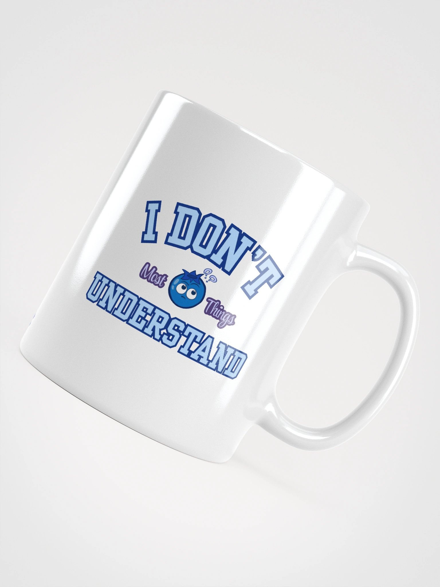 "I Don't Understand" Solid Mug - WHITE product image (4)