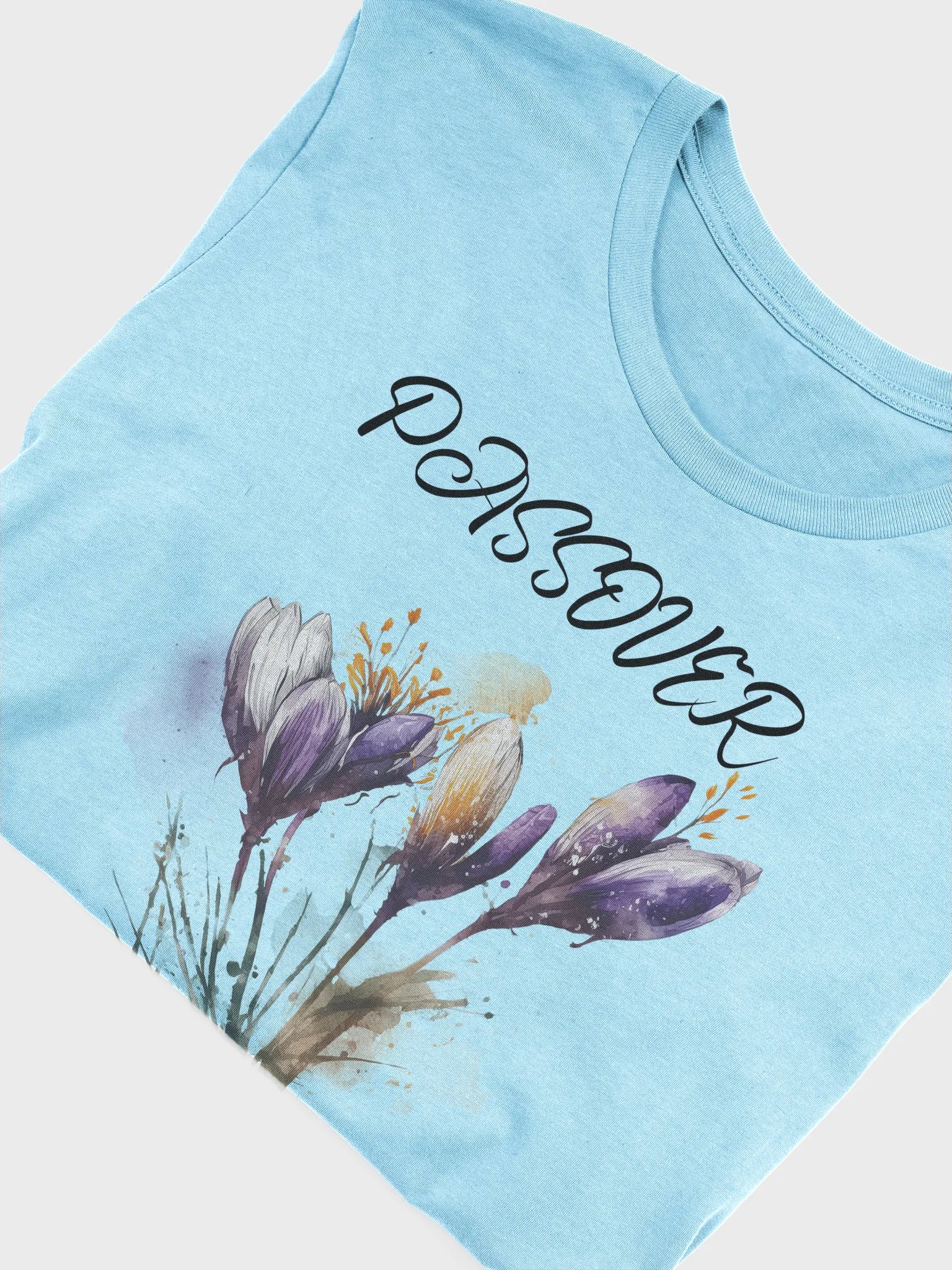 "PASSOVER" Purple Blossom Watercolor T-Shirt product image (20)