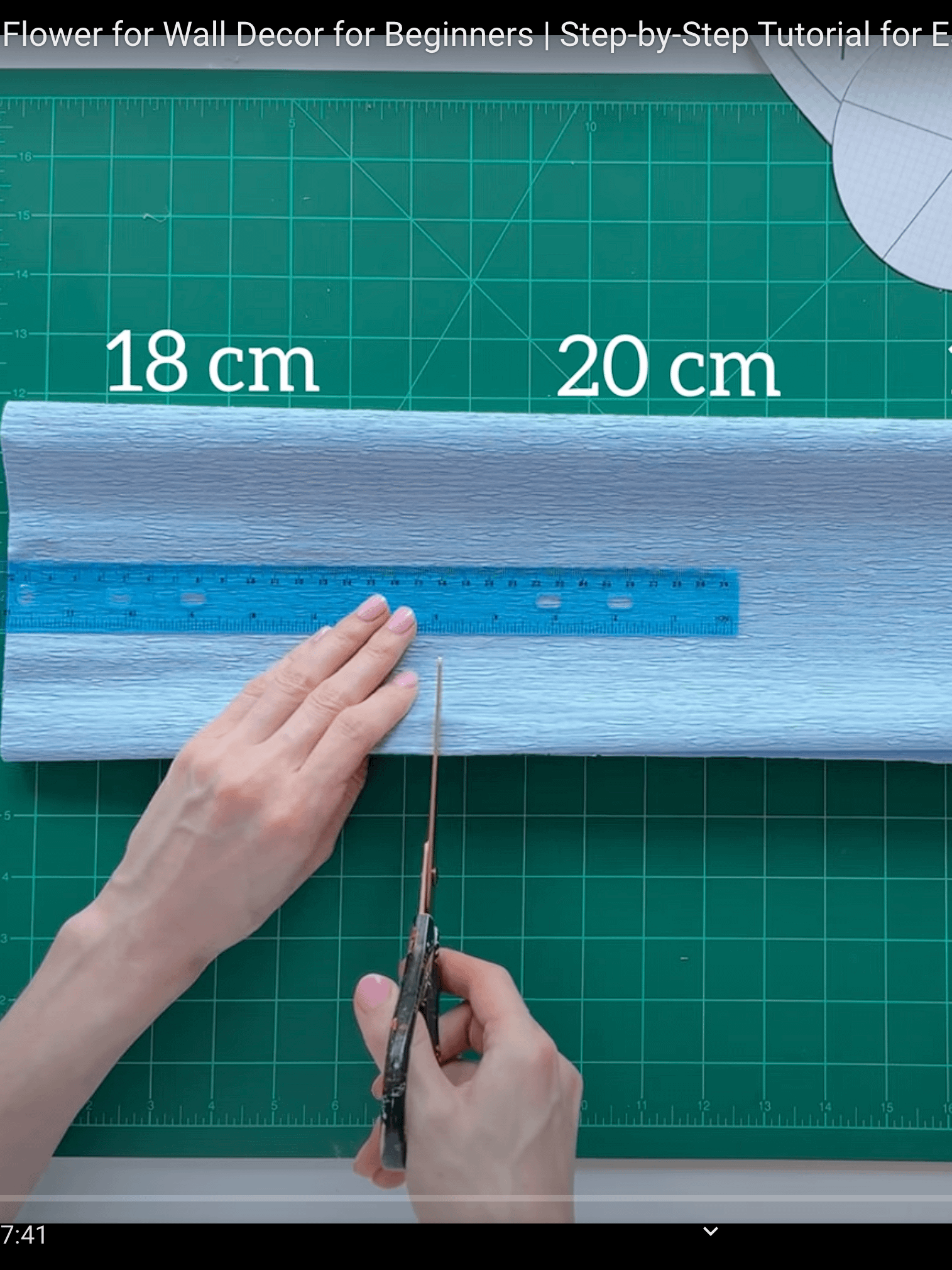 DIY Giant Crepe Paper Flower: Templates from Video Tutorial product image (4)