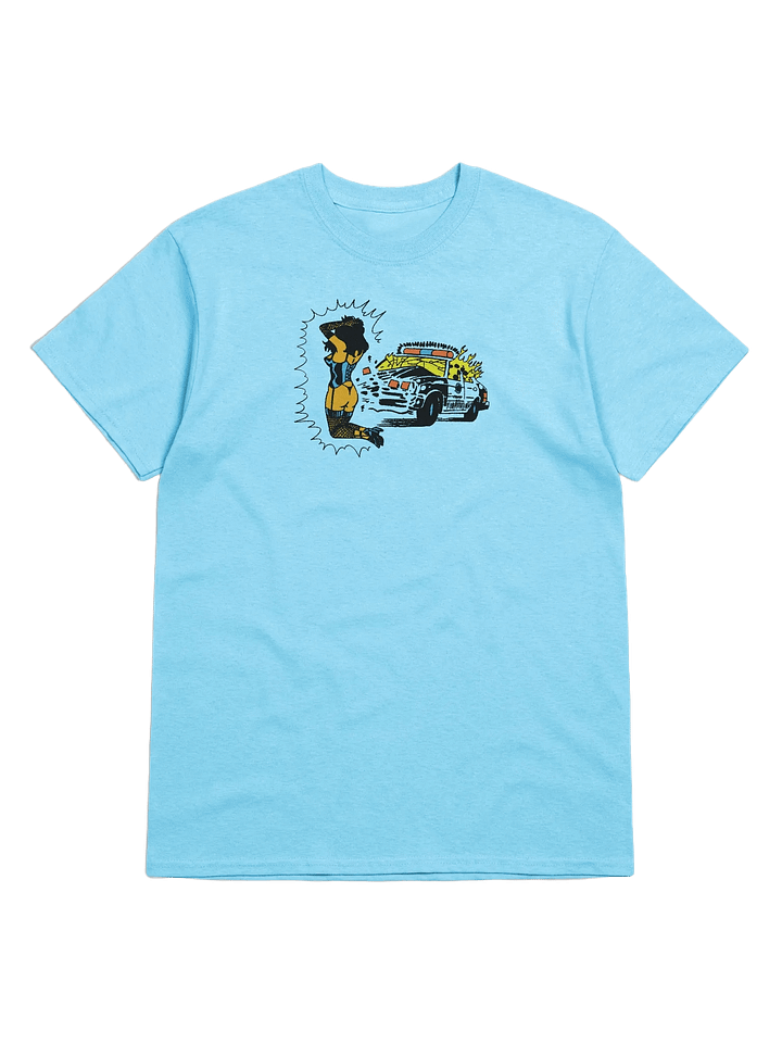 Distracted Driving | Sky Blue Tee product image (1)