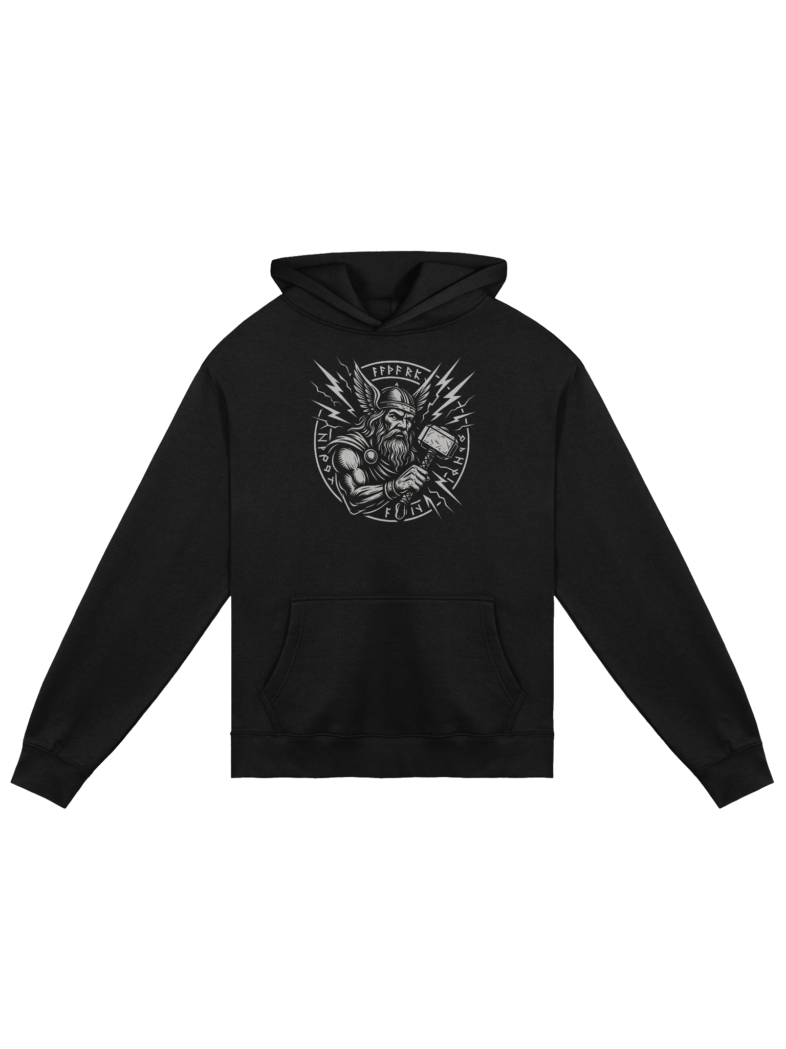 AS Colour Unisex Premium Oversized Hoodie - Thor God of Thunder Viking Print product image (2)