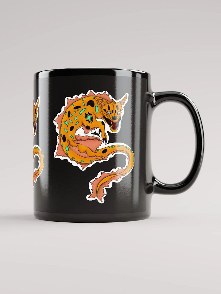 Dog Fish (Glossy Black Mugs) product image (1)