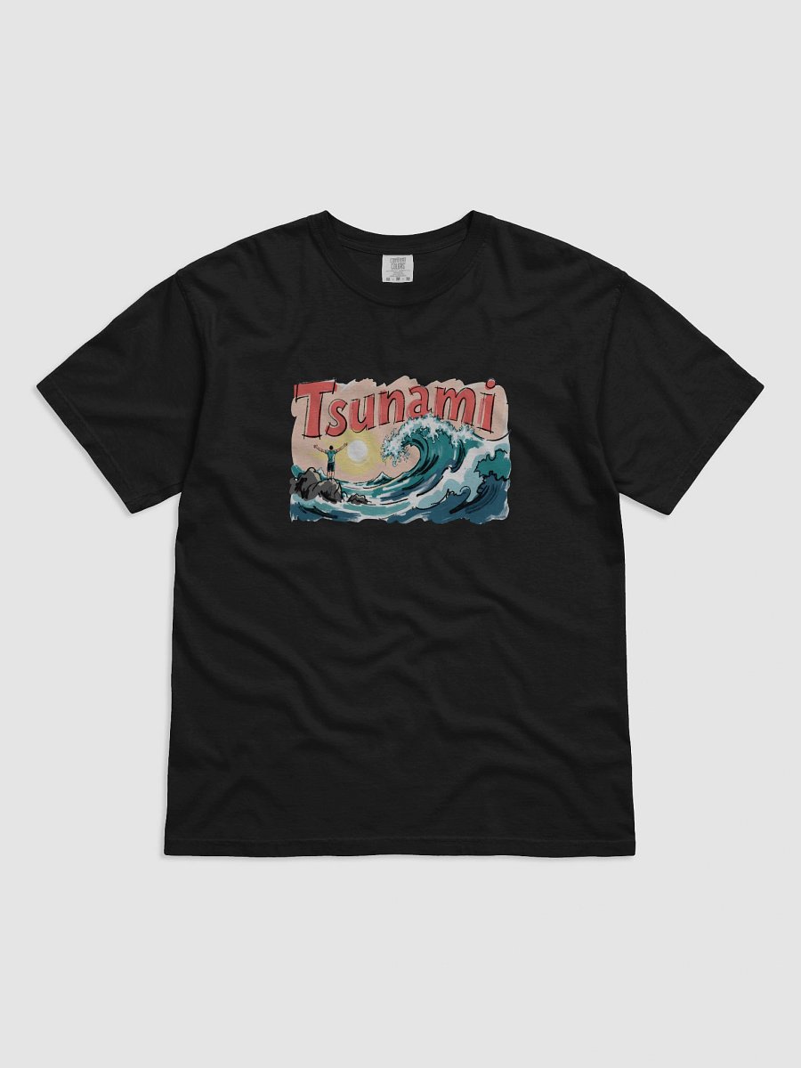 Tsunami Warning Heavy weigh T-Shirt product image (3)