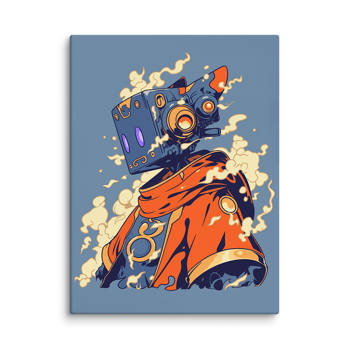 "The Blue Wizard" – 18″ x 24″ Canvas Print product image (2)