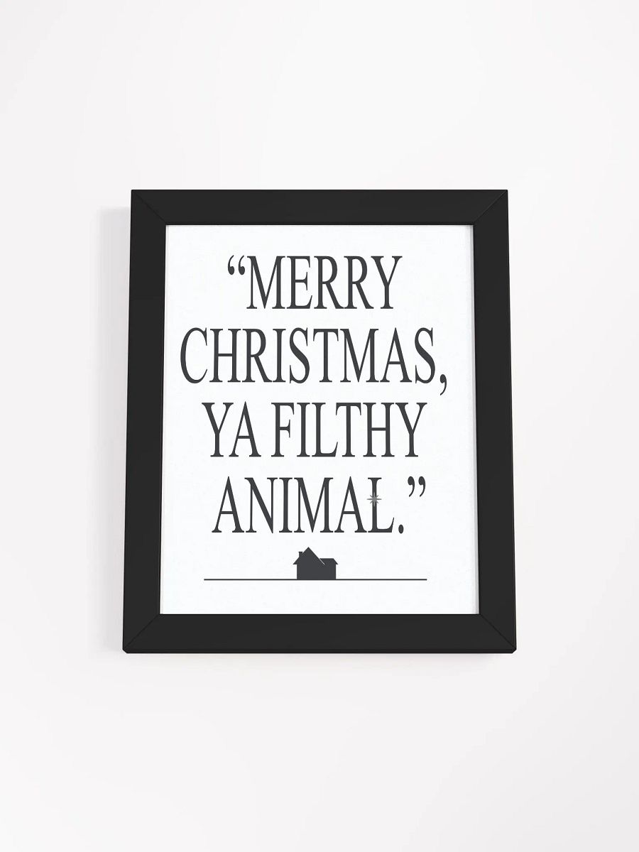 Merry Christmas, Ya Filthy Animal Wall Art product image (20)
