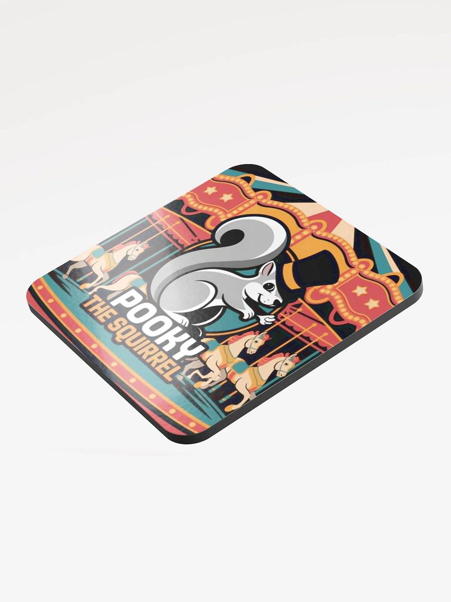 Coaster or micro art piece: pooky the squirrel product image (3)